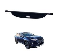 NYSLDSCO Ausziehbare Laderaumabdeckung für Toyota RAV4 2006-2013, Kofferraumrollo Hutablage, Sicherheitsschutz Sichtschutz,normal-Carbon Fiber