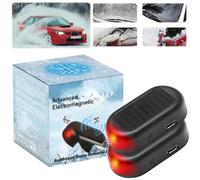 Oamger Auto Enteiser Elektromagnetisch, Elektromagnetische molekulare Interferenz Frostschutzmittel Schneeräumungswerkzeug, Scheibenenteiser Auto,Auto Kinetische Molekularheizung Enteisung (2 Pcs)