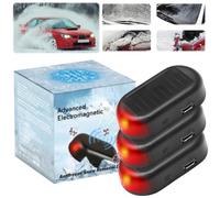Oamger Auto Enteiser Elektromagnetisch, Elektromagnetische molekulare Interferenz Frostschutzmittel Schneeräumungswerkzeug, Scheibenenteiser Auto,Auto Kinetische Molekularheizung Enteisung (3 Pcs)