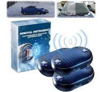 Oamger Auto Enteiser Elektromagnetisch, Elektromagnetische molekulare Interferenz Frostschutzmittel Schneeräumungswerkzeug, Scheibenenteiser Auto,Auto Kinetische Molekularheizung Enteisung (3 Pcs A)