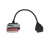 OBD Kabel 30cm OBD 2 Buchse zu Lexia 3 PP2000 30pin in Schwarz für Auto Diagnose