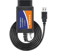 OBD2 Adapter - USB Scanner mit MS-CAN/HS-CAN Schalter - Professionelles OBDII Diagnose Scan Tool für Ford und Mazda V1.5