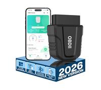 OBD2 Bluetooth 5.4 Diagnosegerät von MMOBIEL - Auto Diagnosegerät für iPhone iOS & Android - Auto Diagnose Codeleser Scanner [2026 Version] - OBDII/EOBD Prüfung Motorlicht - Reset/Löschen Fehlercode