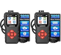 OBD2 Diagnosegerät Auto Launch CR300 Scanner für alle Fahrzeuge, Europäische Diagnose Scan Tool nach 2000, A KFZ Auslesegerät Deutsch für BMW VW Mercedes Audi Alle OBDII Fahrzeugen (Packung mit 2)