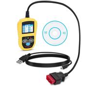 MSW OBD2-Diagnosegerät - 8 - 18 V - LCD - Fehlercodes / VIN / ID / CVN / PCM / ECU / MIL etc. MSW-OBD3