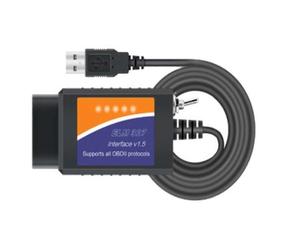 OBD2 Diagnosescanner, ELM327 USB-Adapter PIC18F25K80, unterstützt Ford Mazda MS-CAN/HS-CAN Umschaltung