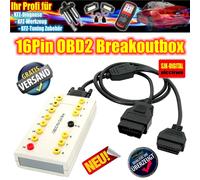 OBD2 EOBD 16Pin Diagnose Breakout Box Verkabelung Bananenstecker für KTS Bosch +