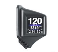 OBD2+GPS Multifunktions-HUD, On-Board-Computer A-Säulen-Messgerät für Drehzahlmesser, Turbo-Öldruck, GPS-Tachometer