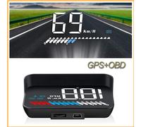 Head Up Display Car HUD Display OBD2 & GPS, iKiKin 3.5 Zoll / 8.9 cm, Speedom...