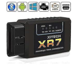 OBD2-Kfz-Diagnosegerät, OBD2-Bluetooth-Adapter, OBD II-Kfz-Diagnosescanner, ELM327 VCDS Wireless Universal-Codeleser für BMW und Ford V