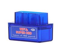 OBD2 Scanner Code, für ELM327 12V OBD2 Scanner Mini WiFi Autodetektor Diagnoseadapter(Blau)