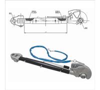 Oberlenker Kat 3 m. Fanghaken L 450 M 36x3,5 für Traktor und Anbau-geräte Neu