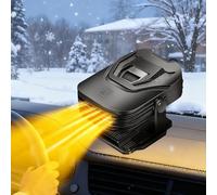 OBEST 150W 12V Autoheizung,Auto enteiser elektrisch mit 360 Rotation Luftreinigung Doppelmodus Kalt Warm Enteiser elektrisch,Entfrost Nebel, kalter und heißer Wind