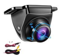 OBEST AHD Auto Rückfahrkamera 1080P 360 Drehbar Nachtsicht Universell | IP68 Wasserdicht Nachrüsten KFZ Frontkamera, Metall Rear View Auto Kamera für 12V LKW SUV Wohnwagen Van, Einfache Montage