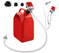OBEST kraftstoffpumpe für kanister, Tragbare benzinpumpe elektrisch für kanister, mit 3 Größe Tankadapter & Auto-Stopp-Sensor, kraftstoff umfüllpumpe, benzin kanisterpumpe dieselpumpe