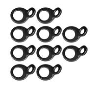 Obotsnoi 10 Stück Edelstahl-O-Ringe, Spannanker, Haken, Motorrad, Anhänger, ATVs und Camping, sicherer Transport, Spanngurt-Ringe