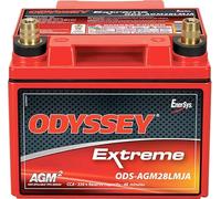 Odyssey PC925MJT, ODS-AGM28LMJA Reinblei Motorradbatterie, 12V 18Ah 330A (CCA), AGM Motorradbatterie mit enormer Startleistung, besonders zyklenfest und extrem robust
