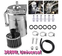 Öl Catch Tank mit Filter Set Oil Can Auffangbehälter Ölsammler Ölbehälter 300ml