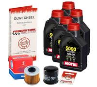 Öl & Ölfilter für Honda CMX 1100 Rebel DCT, 2021-2023 (SC83), Ölwechsel Set 10W-30 Motoröl + MiW Filter + Dichtring(e)