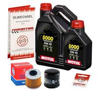 Öl & Ölfilter für Honda CMX 1100 Rebel DCT, 2021-2023 (SC83), Ölwechsel Set 10W-40 Motoröl + MiW Filter + Dichtring(e)