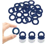 Ölablassschraube, Dichtung, Unterlegscheibe, Quetschring, Dichtung, Ersatz für Motorwanne, Kfz-Reparatursatz Aperture: 1/2"(12mm) 50Stücke