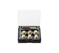 Ölablassschraube Gewinde-Reparatursatz, 13-teiliges M13 bis M20 x 1,5 mm Gewindereparaturwerkzeug-Set in Aufbewahrungsbox für Fahrzeugölwanne und Getriebe (M17X1,5)