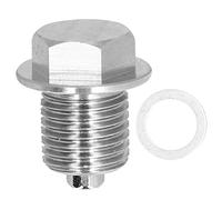 Ölablassschraube M14 x 1,5 mm Magnetisch, Edelstahl Ölwannen-Schraube mit Neodym-Magnet und Dichtring, Universeller Magnet-Ölablassschraube für Auto Motor, Ersatz für Original Ölwannenschraube