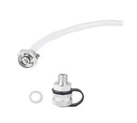 Ölablassventil, Aluminiumlegierung, Schnellablauf, for M14 x 1,5, M14 x 1,25, M12 x 1,25, M12 x 1,5, mit Schlauchbefestigung(M20x1.5)