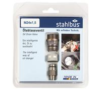Oelablassventil M 24 x 1,5 x 12 MM Stahl Komplettset