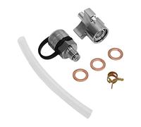 Ölablassventil mit Zange, Set Ölablassventil, glatt, aus Edelstahl, professionell, hohe Präzision, für Ablaufschlauch (M14 x 1,5)