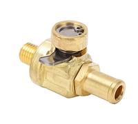 Ölablassventil, Motorölablassventil mit Dichtungshebelschelle M10-1,25 Edelstahl Messing für Pkw Kleinlaster Lieferwagen Auto- Und Motorradteile