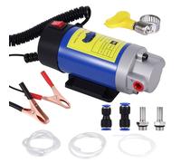 Ölabsaugpumpe 12V 100W, elektrische Ölwechselpumpe mit 3 Schläuchen, selbstansaugende Motorölpumpe für Motoröl, Getriebeöl und Diesel, Absaugpumpe für Auto, Motorrad, Boot, Rasenmäher und Wohnmobil