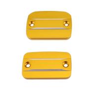 Öldeckel Für KYMCO AK550 AK 550 2017 2018 2019-2022 Vorderradbremsflüssigkeitszylinder Hauptbehälter Abdeckkappe Motorrad Öleinfülldeckel (Color : Gold no logo)