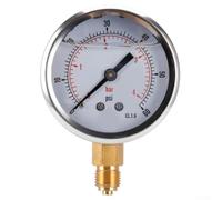 Öldruck Messgerät 0-60 PSI Edelstahl Ölfüllung 1/4 NPT - Präziser Öldrucktester für Motor Diagnose KFZ Werkzeug