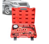 Öldruck-Prüfgeräte-Set | 0-9,7 bar Einspritz-Kompressions-Messgerät,Motoröl-Tester-Kit,für Heimwerkstatt, Garage, Kfz-Werkstatt, Fahrzeugtechniker, Mechaniker, Lastkraftwagen, Motorrad, Marine