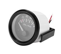 Öldruckanzeige, 52 mm/2 Zoll 12 V Universal Auto Anzeige für elektromagnetische Öldruckanzeige Auto Modified Meter