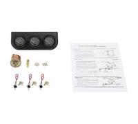 Öldruckanzeige Öldruck Voltmeter Öltemperatur Zusatz Instrumente Sensor 52mm 12V