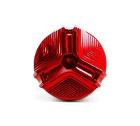 öLeinfüLlschraube Motorrad öLdeckel Für YA&MAHA XMAX 125 XMAX400 2021 TECH MAX XMAX 400 2022 2023 Ölablassschraube Kappe Abdeckung Schraube Motoröl Einfülldeckel(rot)