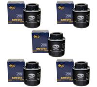 Ölfilter 5 X SCT SM 5085 für Audi A1 A3 Seat Ibiza Skoda Fabia Yeti VW Golf