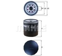 Ölfilter MAHLE KNECHT OC 978