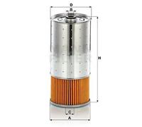 Ölfilter Filtereinsatz PF 1055/1 x MANN-FILTER für MERCEDES-BENZ PUCH