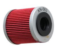 K&N Engineering Ölfilter KN-563 – Kartusche 45×47 mm – für Piaggio Beverly, Aprilia, Derbi, Husqvarna