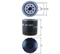 MAHLE Ölfilter OC1673
