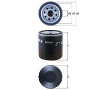 Ölfilter MAHLE OC 1291 für VW Audi Skoda Seat Polo V A1