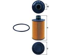 Ölfilter MAHLE KNECHT OX1145D