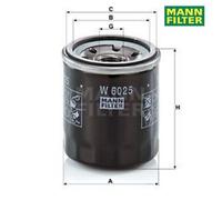 MANN-FILTER Ölfilter W 6025