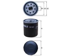 MAHLE Ölfilter OC 534