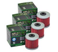 Ölfilter Set 3 Stück Hiflo HF167 für Daelim VC 125 VS VT VC125 VS125 VT125 VS125