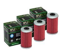 Ölfilter Set 3 Stück Hiflo HF169 für Daelim VJ 125 VJ125 VL 125 VL125 Z FI