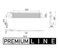 Ölkühler Automatikgetriebe MAHLE CLC 288 000P für Opel Astra J Caravan Cascada
